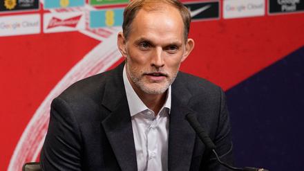 Trainer Thomas Tuchel wurde als neuer Nationaltrainer Englands vorgestellt.