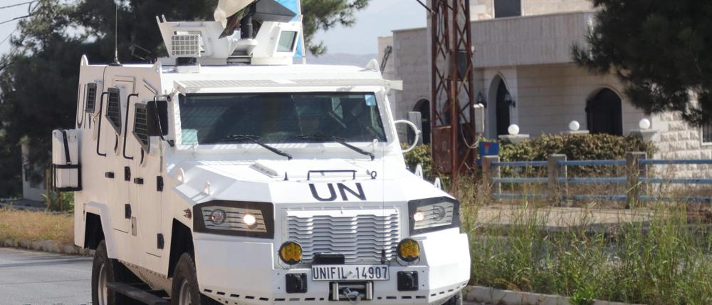Mitglieder der UN-Friedensmission Unifil im Libanon.