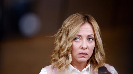 Italiens Regierungschefin Giorgia Meloni.