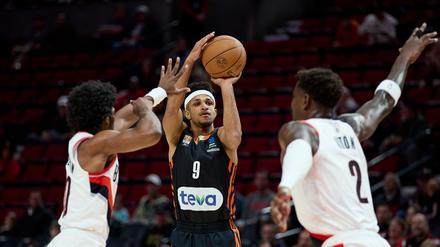 Alfonso Plummer traf zweistellig beim ersten Test einer deutschen Mannschaft gegen ein NBA-Team in den USA. 