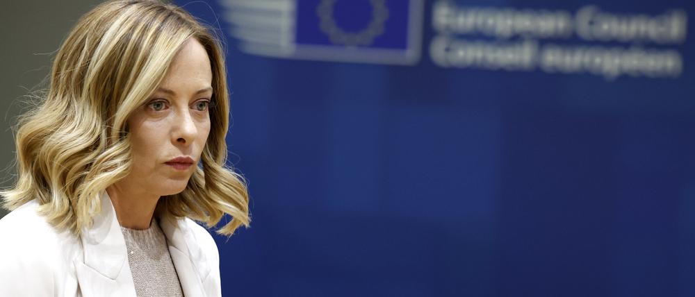 Die italienische Ministerpräsidentin Giorgia Meloni.
