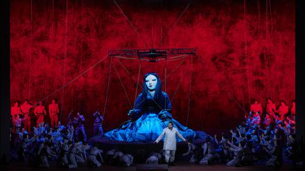 Szene aus „Turandot“ an der Staatsoper Unter den Linden