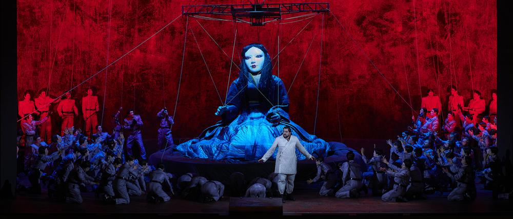 Szene aus „Turandot“ an der Staatsoper Unter den Linden