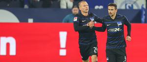 Endlich wieder wichtig. Vor zwei Wochen feierte Smail Prevljak (rechts) sein Saisondebüt für Hertha BSC und erzielte gleich ein Tor.