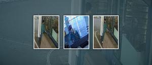 Eine Überwachungskamera hat den gesuchten Mann aufgezeichnet.