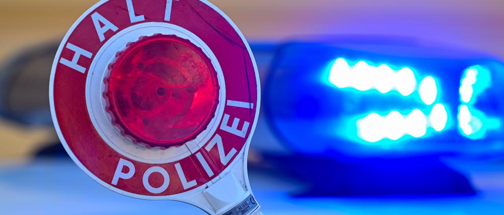 Symbolbild einer Polizeikontrolle
