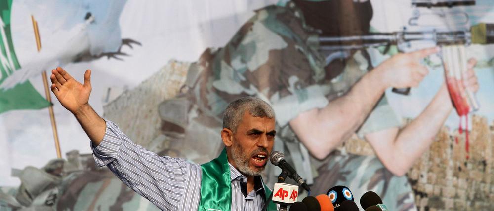 In früheren Tagen trat Sinwar auch öffentlich im Gazastreifen auf.