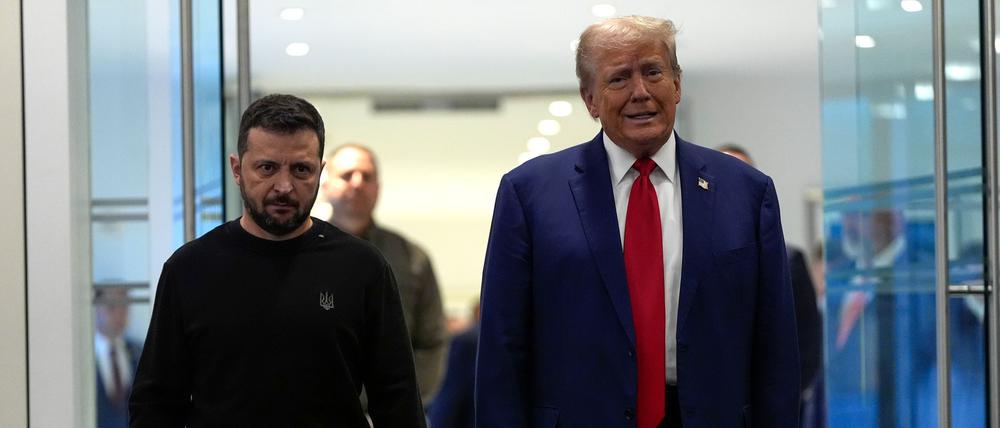 Trump und Selenskyj hatten sich zuletzt Ende September in New York getroffen. 