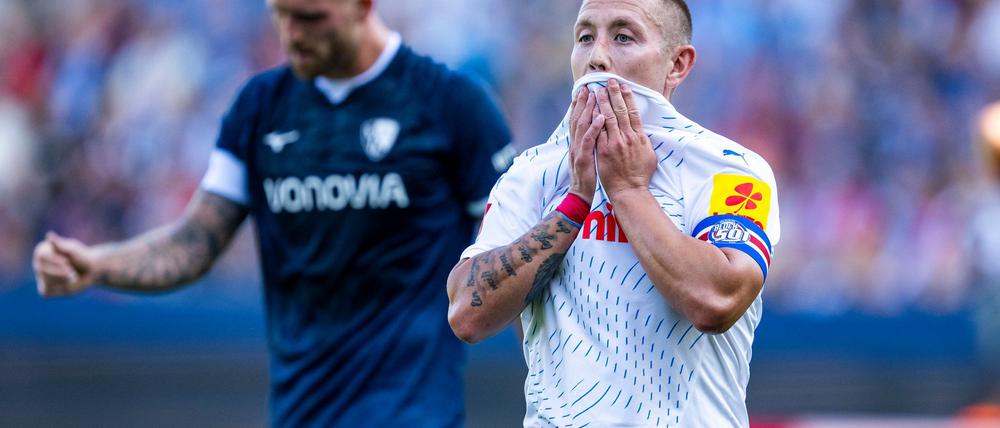 Sein Einsatz gegen Union ist fraglich: Kiels Kapitän Holtby kämpft mit Rückenproblemen.