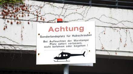 Das Vivantes-Klinikum Neukölln verfügt auch über einen Hubschrauberlandeplatz.