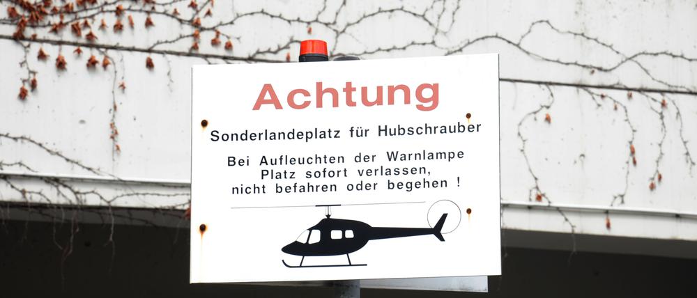 Das Vivantes-Klinikum Neukölln verfügt auch über einen Hubschrauberlandeplatz.