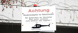 Das Vivantes-Klinikum Neukölln verfügt auch über einen Hubschrauberlandeplatz.