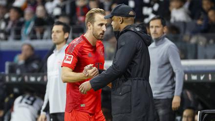 Vincent Kompany und Harry Kane.