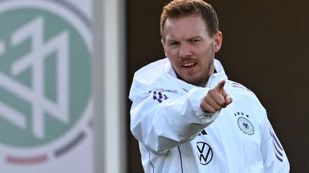Rückkehr auf den DFB-Campus: Bundestrainer Julian Nagelsmann.