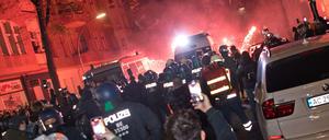 Eine propalästinensische Demonstration in Berlin-Neukölln. (Archivbild)