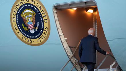 Nach weniger als 24 Stunden in Berlin hat Joe Biden die Hauptstadt wieder verlassen.
