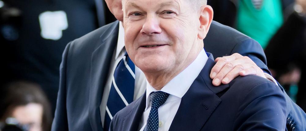 Für Kanzler Scholz hat US-Präsident Biden bei seinem Besuch besonders viel Lob übrig.