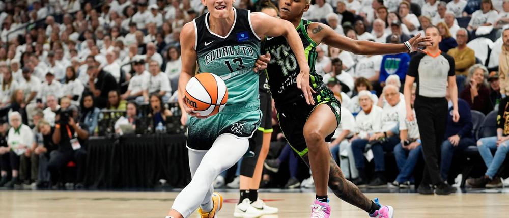 Starke Leistung reicht nicht: Leonie Fiebich muss mit den New York Liberty in ein fünftes Finale.