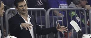 Um Worte nie verlegen. Mannheims Trainer Dallas Eakins.