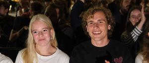 Die neue Spitze der Grünen Jugend - Jette Nietzard und Jakob Blasel.