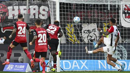 Victor Boniface erzielte den Siegtreffer für Bayer Leverkusen im Duell mit Eintracht Frankfurt.