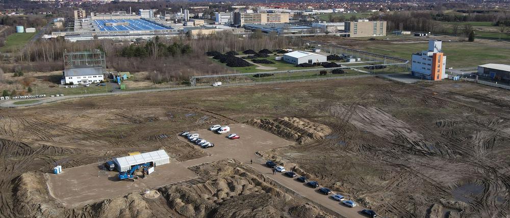 Rock Tech will in Guben eine Lithium-Fabrik bauen, in der der Rohstoff für E-Auto-Batterien weiterverarbeitet werden soll. (Archivbild)