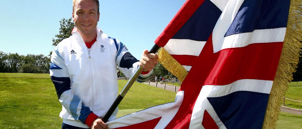 Der britische Bahnradsportler Sir Chris Hoy hat sechs olympische Goldmedaillen gewonnen. 