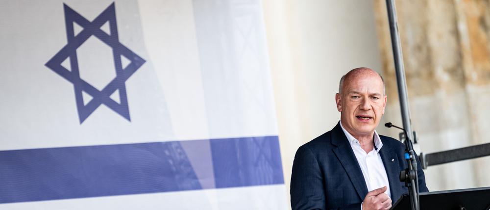 Der Regierende Bürgermeister von Berlin Kai Wegner fordert, dass alles dafür getan werden müsse, die Sicherheit in Berlin und Deutschland zu stärken. (Archivbild)