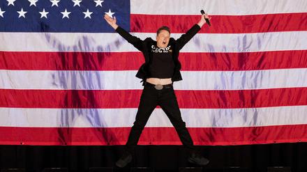 Elon Musk vergibt jeden Tag eine Million Dollar an jemanden, der seine Online-Petition zur Unterstützung der US-Verfassung unterzeichnet.