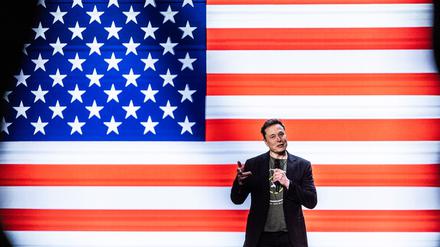 Musk mischt im Wahlkampf kräftig mit. 