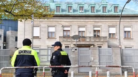 Hoher Schutz für israelische Botschaft.