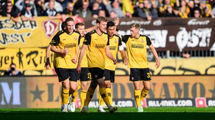 Dynamo Dresden rettet gegen Essen einen Punkt. 
