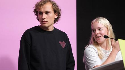 Sie führen die Grüne Jugend nun an - Jakob Blasel und Jette Nietzard