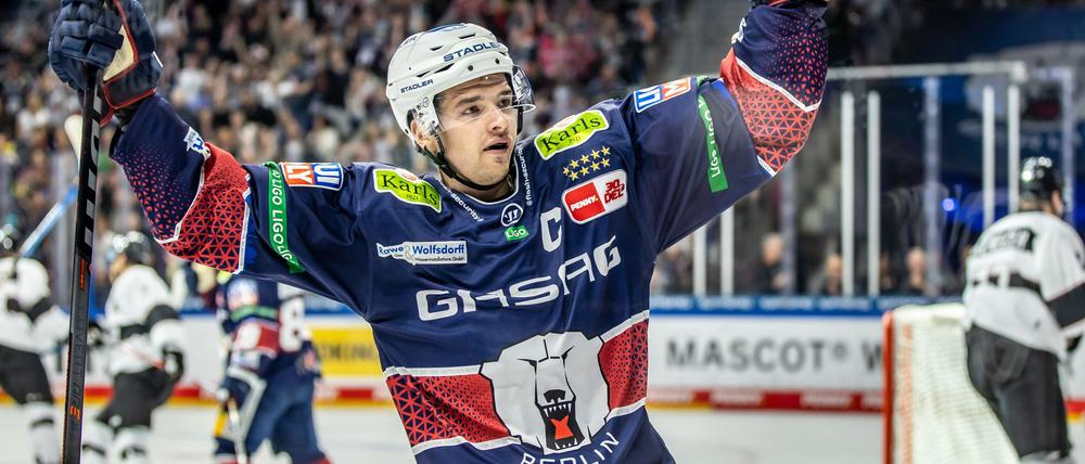 Nationalspieler Wissmann sorgte mit seinem Treffer in der Overtime für den Sieg der Berliner in Wolfsburg.