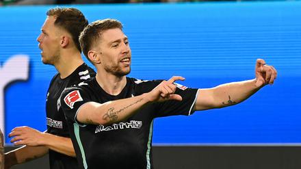 Mitchell Weiser (r) erzielte den Bremer Ausgleich. 