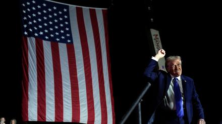 Trump fällt immer wieder mit Beleidigungen auf. (Archivbild)