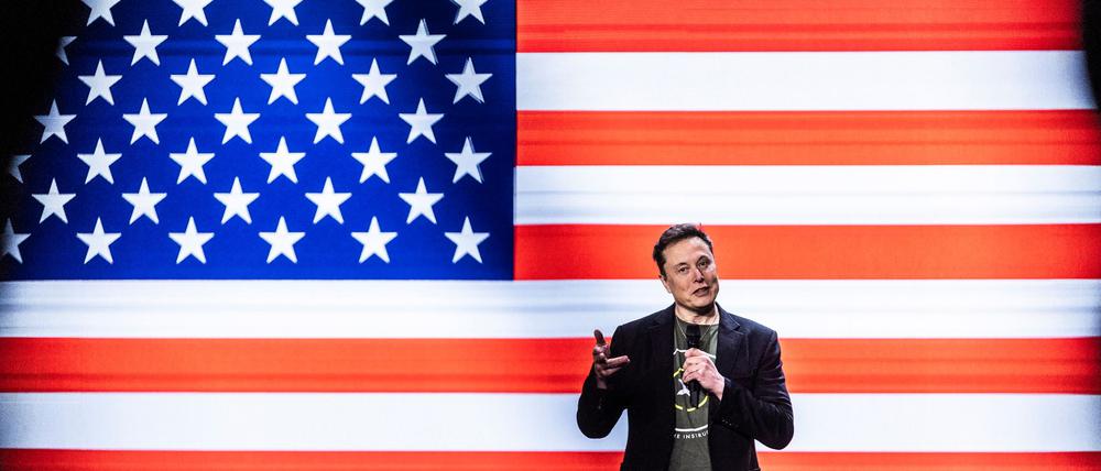 Musk mischt im Wahlkampf kräftig mit. 