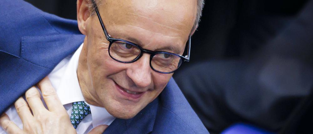 Mit einem Lächeln zum Wahlsieg? CDU-Chef und Unionskanzlerkandidat Friedrich Merz.