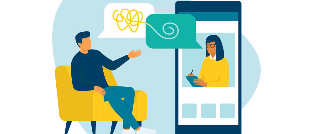FU-Forscher haben ein neuartiges Fragesystem für eine App für seelische Probleme entwickelt.
