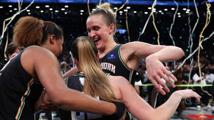 Ein historischer Sieg. Die New York Liberty holen den ersten WNBA-Titel der Vereinsgeschichte.