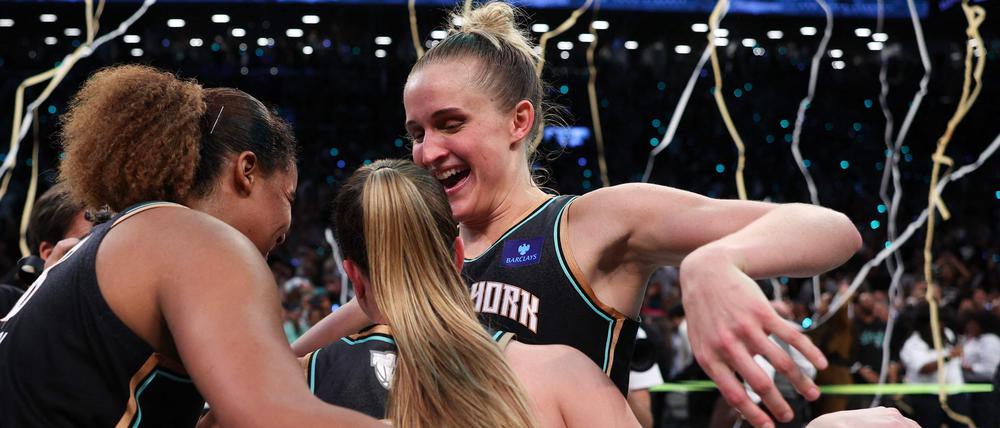 Ein historischer Sieg. Die New York Liberty holen den ersten WNBA-Titel der Vereinsgeschichte.