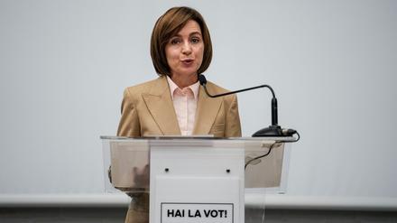 Die prowestliche Präsidentin in Moldau, Maia Sandu, beklagt bei dem Urnengang in ihrem Land beispiellose Wahlmanipulation durch antidemokratische Kräfte.