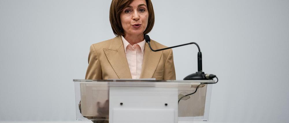 Die prowestliche Präsidentin in Moldau, Maia Sandu, beklagt bei dem Urnengang in ihrem Land beispiellose Wahlmanipulation durch antidemokratische Kräfte.
