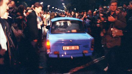 Birgit Kleber: 9. November 1989, Berlin Sonnenallee. 