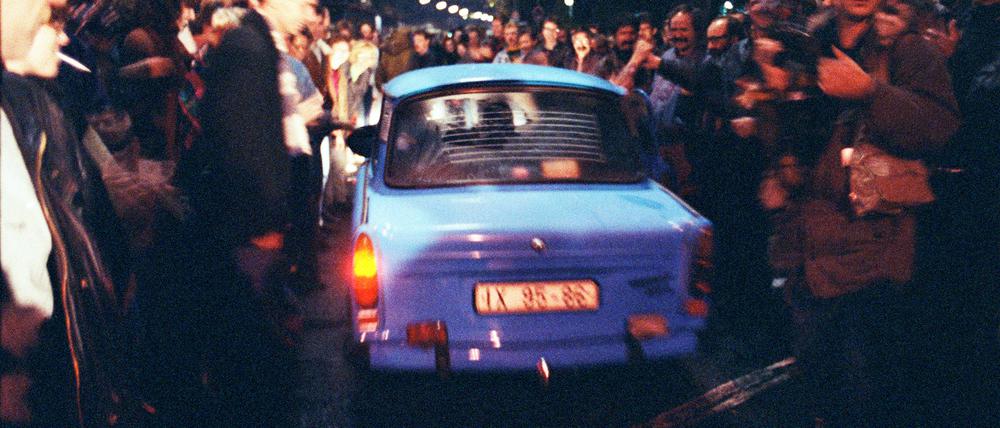 Birgit Kleber: 9. November 1989, Berlin Sonnenallee. 