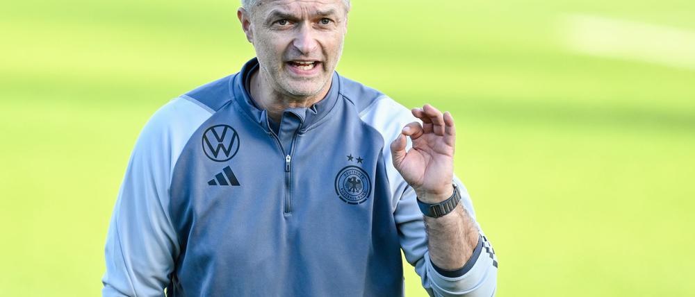 Christian Wück freut sich auf sein Debüt als Bundestrainer der deutschen Frauen.