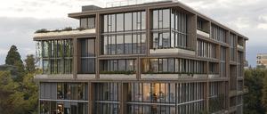 Das neue Hauptgebäude von Médecins Sans Frontières in Genf, Architektur: Sauerbruch Hutton.