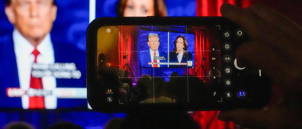 Fünf in einem Vergewaltigungsfall zu Unrecht verurteilte und später entlastete Männer fühlten sich von Donald Trump während der TV-Debatte verleumdet. (Archivbild)