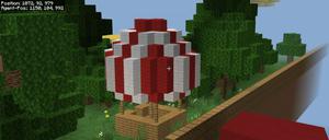 Im Minecraft-Kurs des Berliner Start-ups Complori lernen Kinder zum Beispiel, einen Heißluftballon per Programmier-Code zu bauen.
