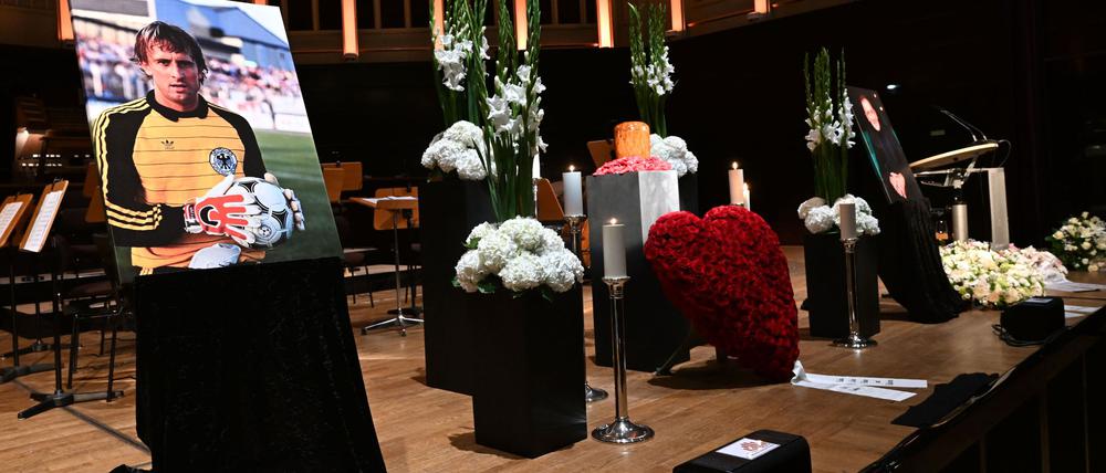 Die Trauerfeier fand im Bremer Konzerthaus „Die Glocke
